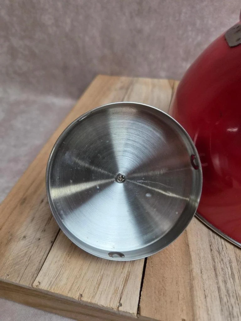 Vintage red stainless steel kettle – 2.5 L – photo 7